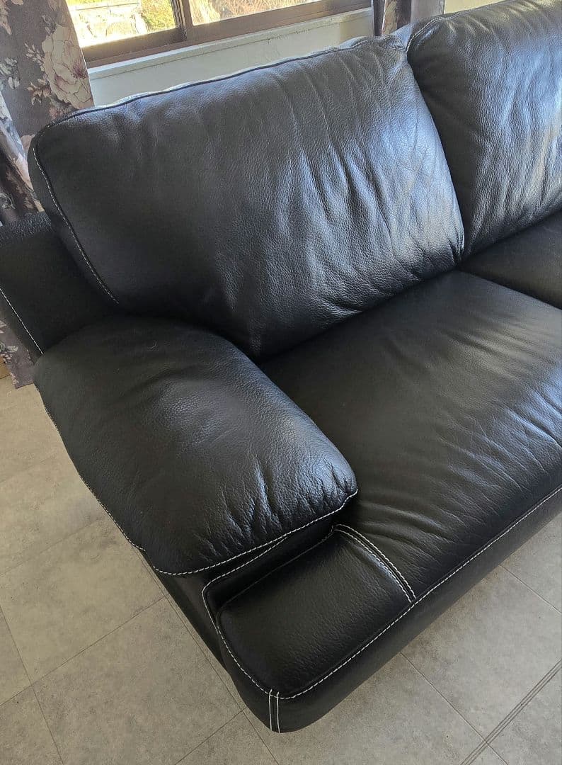 本革 3人掛けソファー