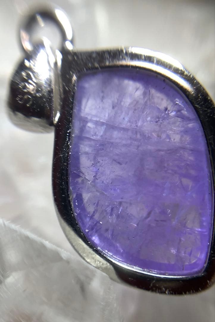 ★高品質★ ピンクタンザナイト　ペンダントトップ　silver925