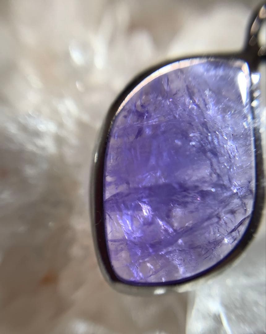 ★高品質★ ピンクタンザナイト　ペンダントトップ　silver925