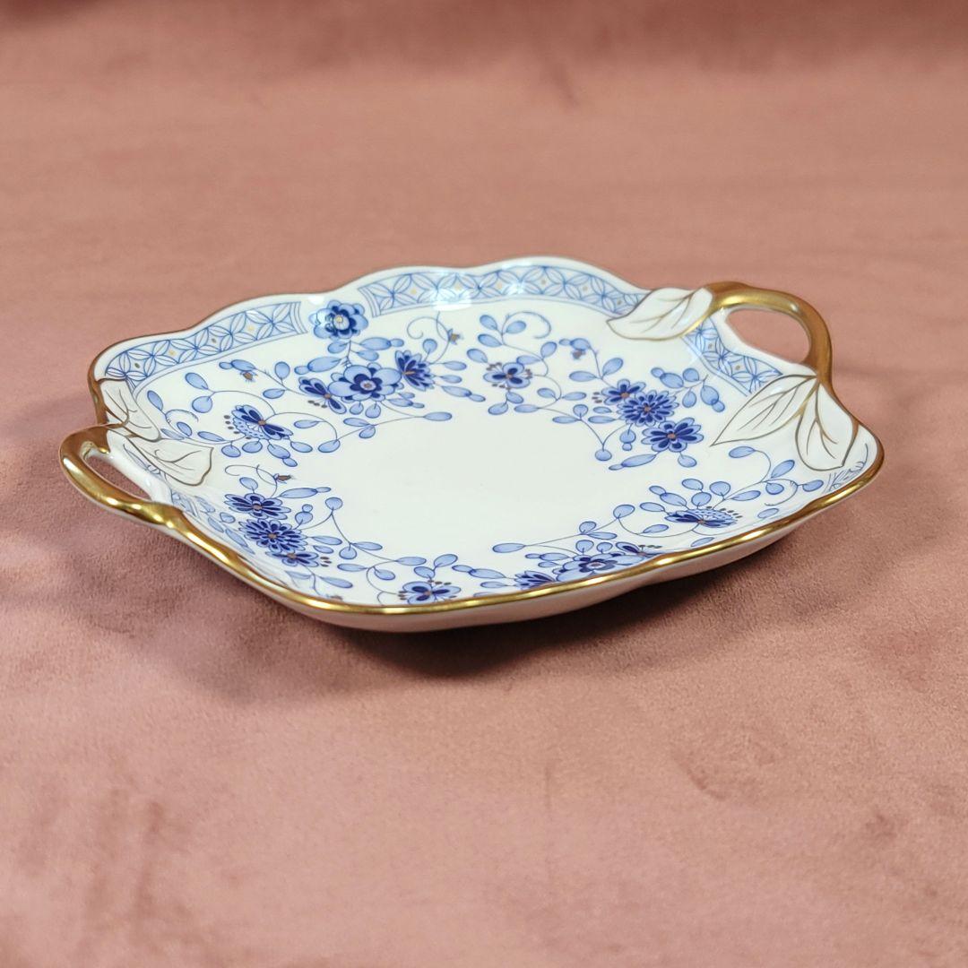 NARUMI ナルミ ミラノ 持ち手付き スクエア プレート 小皿　大皿セット