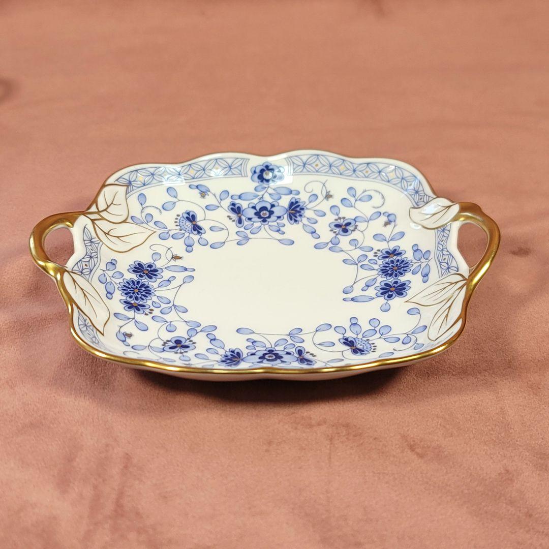 NARUMI ナルミ ミラノ 持ち手付き スクエア プレート 小皿　大皿セット