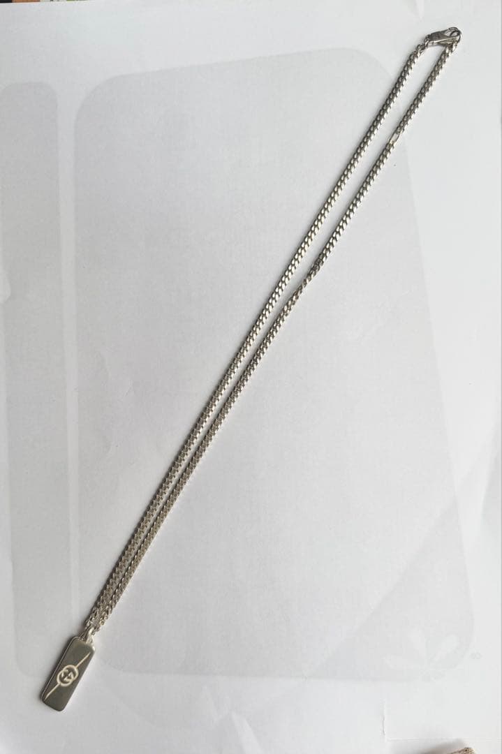 GUCCI ダイアゴナル インターロッキングG ネックレス