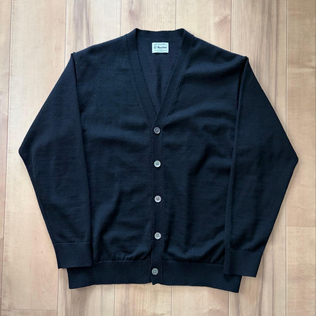 YONETOMI 米富 ヨネトミ カーディガン ブラック 3 M