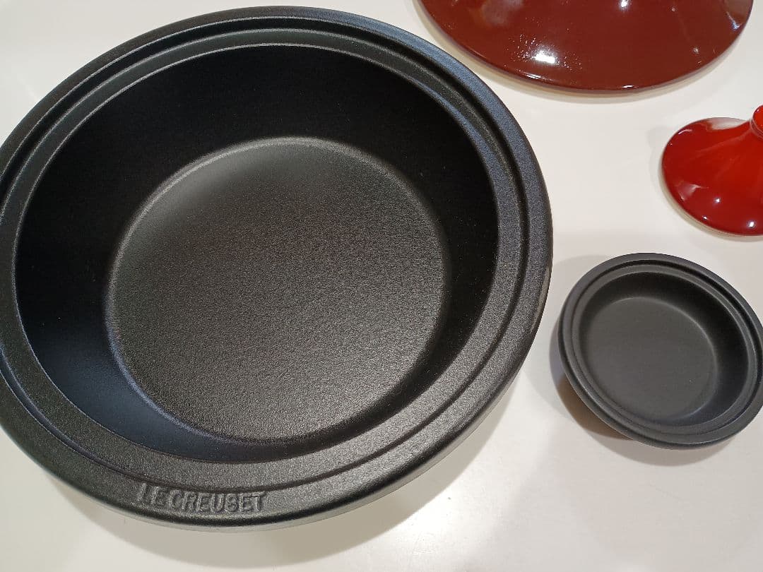 ル・クルーゼ 赤 タジン鍋 大・小セット