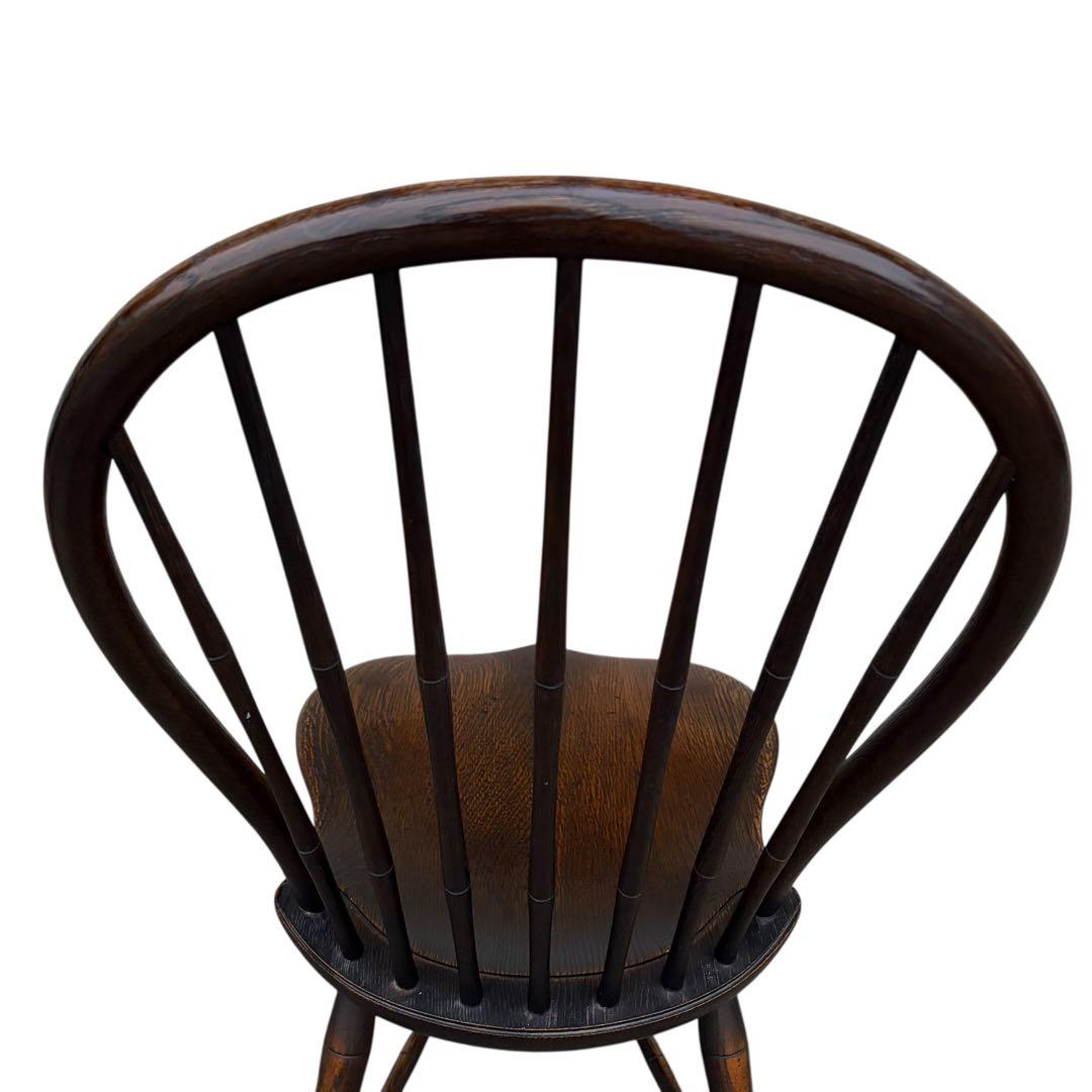 【美品】飛騨産業 キツツキ PROVINCIAL ボウバックチェア アームレス②