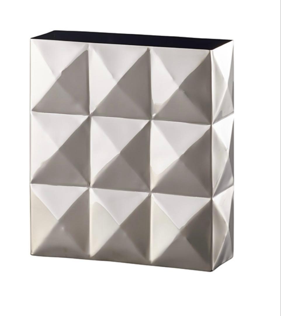 クレイ　ステンレス花器