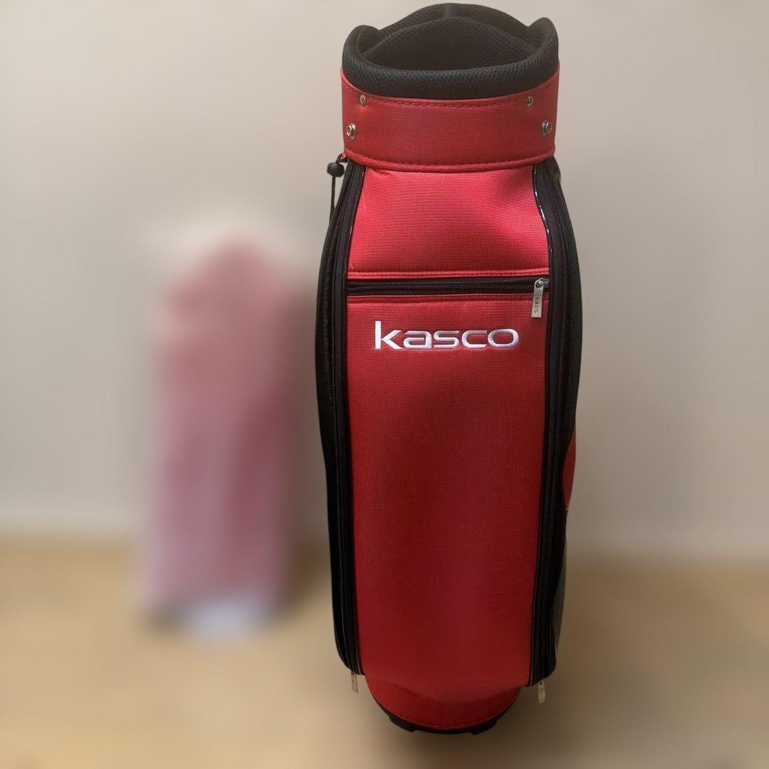 【新品未使用】Kasco キャスコ　ゴルフバッグ 赤