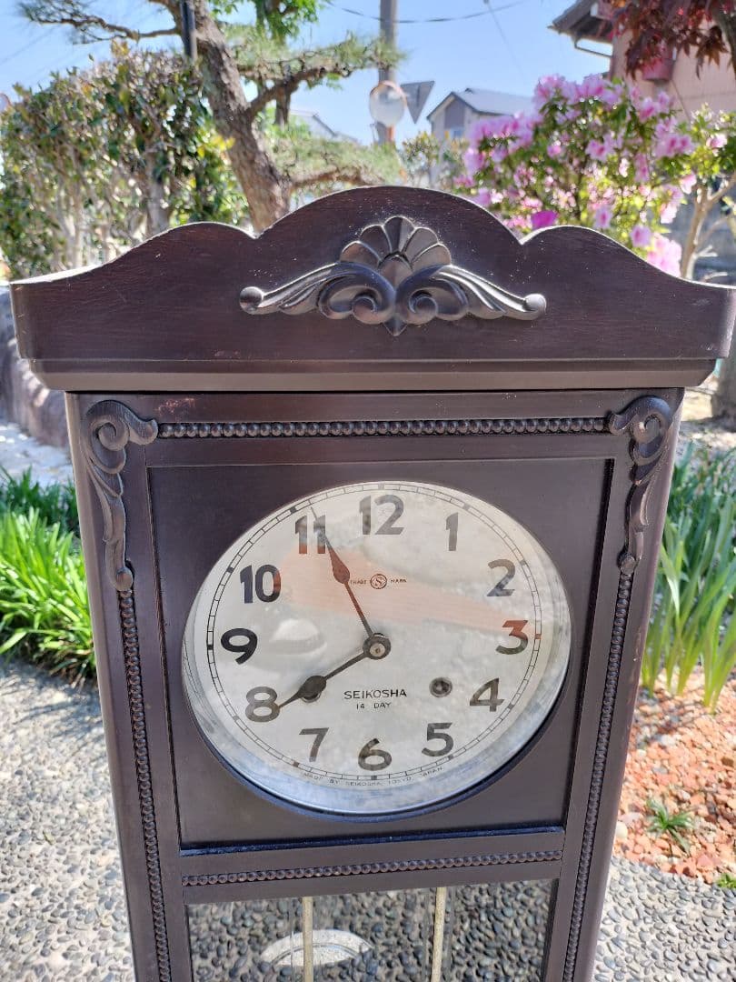 SEIKOSHA クラシック木製掛時計