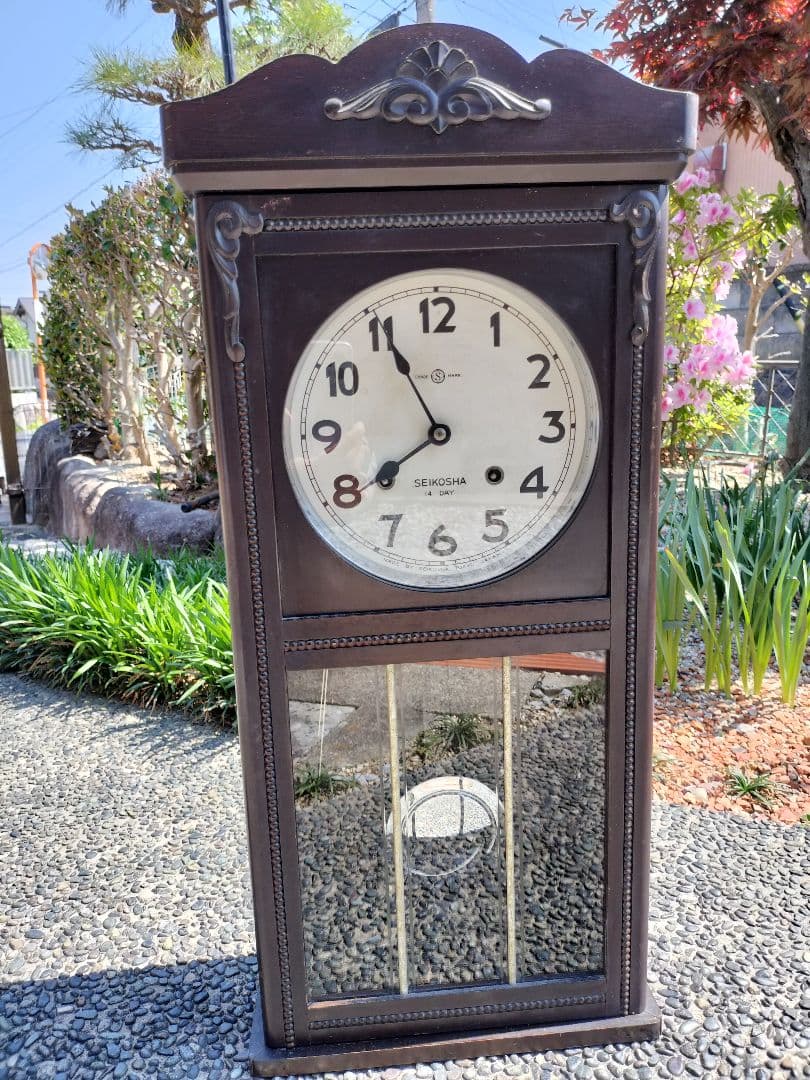 SEIKOSHA クラシック木製掛時計