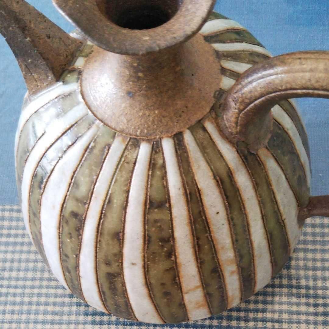 作家の陶器♡釉彩焼〆注器、酒器、オブジェ、置物