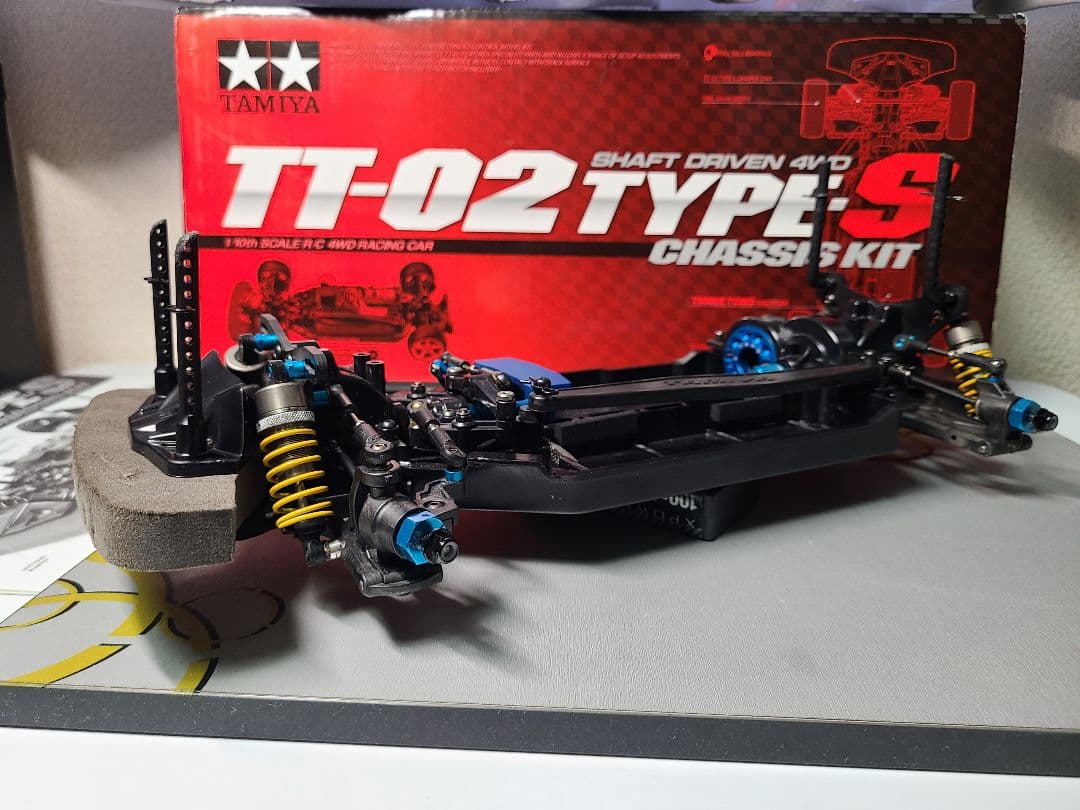 TAMIYA TT-02 TYPE-S 　オプション多数　タミチャレ　タミグラ