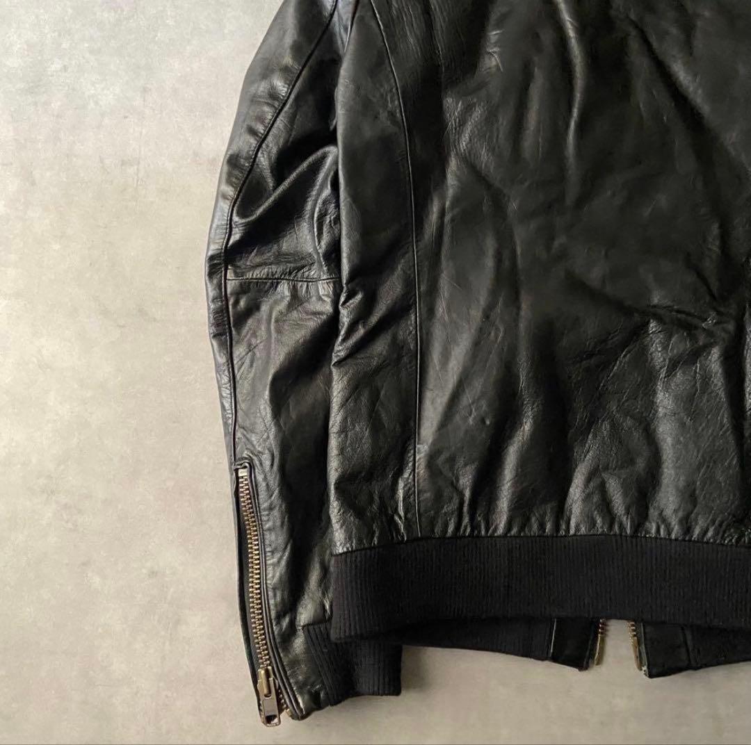 ジャケット・アウター grunge real horse leather jacket BQ10