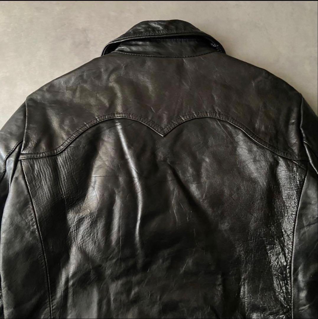 ジャケット・アウター grunge real horse leather jacket BQ10