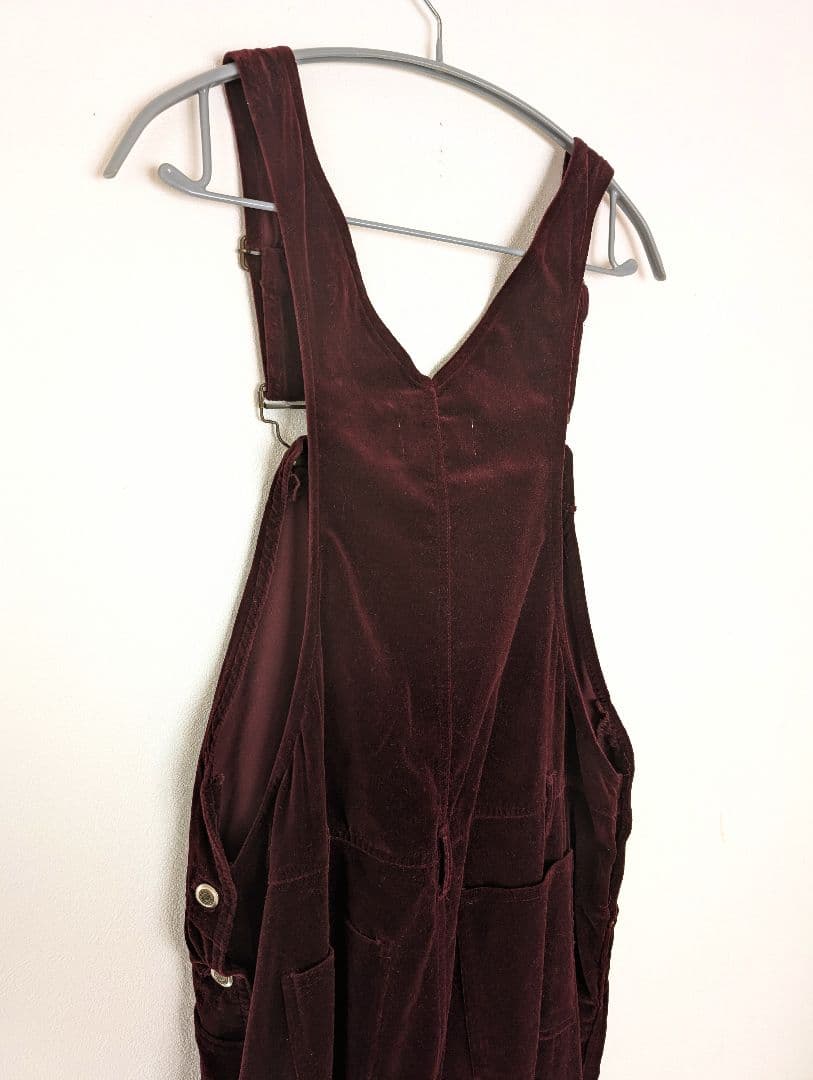 luik 購入 90s vintage ベロア オーバーオール オールインワン