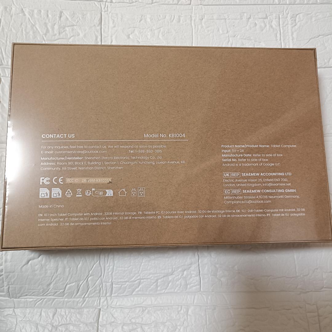 タブレット 10インチ Android15 16GB+32GB