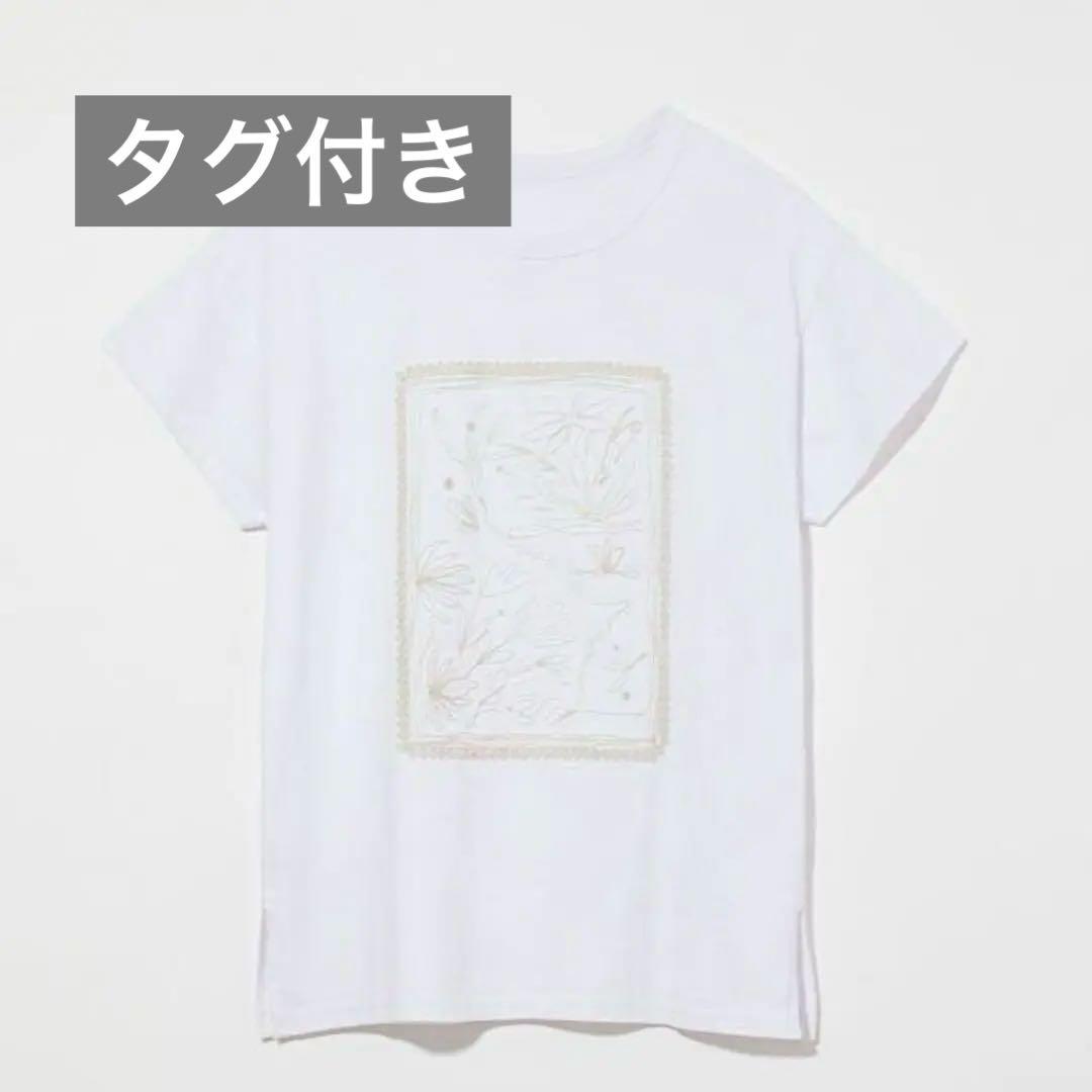 トップス Eaphi EMBROIDERY SHORT SLEEVE SHIRTS