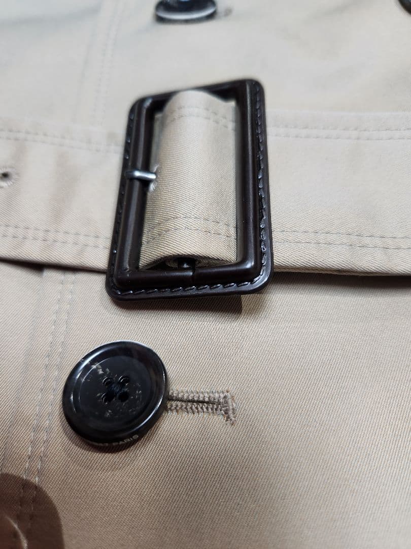 MORGAN トレンチコート モルガン ジャケット玉虫ベージュ色メンズ