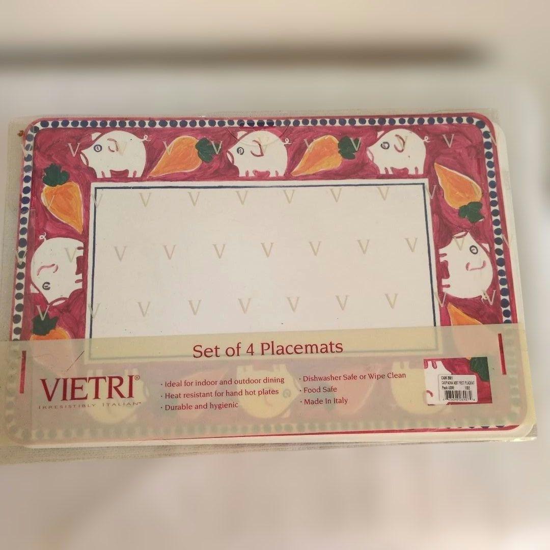 レア！ 新品未使用 VIETRI ヴィエトリ イタリア PlaceMats 4枚