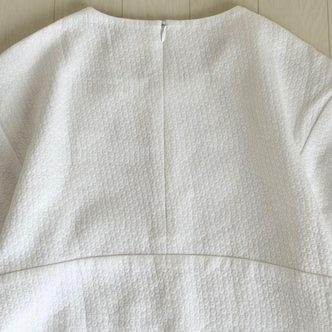 【美品】TOMORROWLAND ポワンピケ クルーネックブラウス