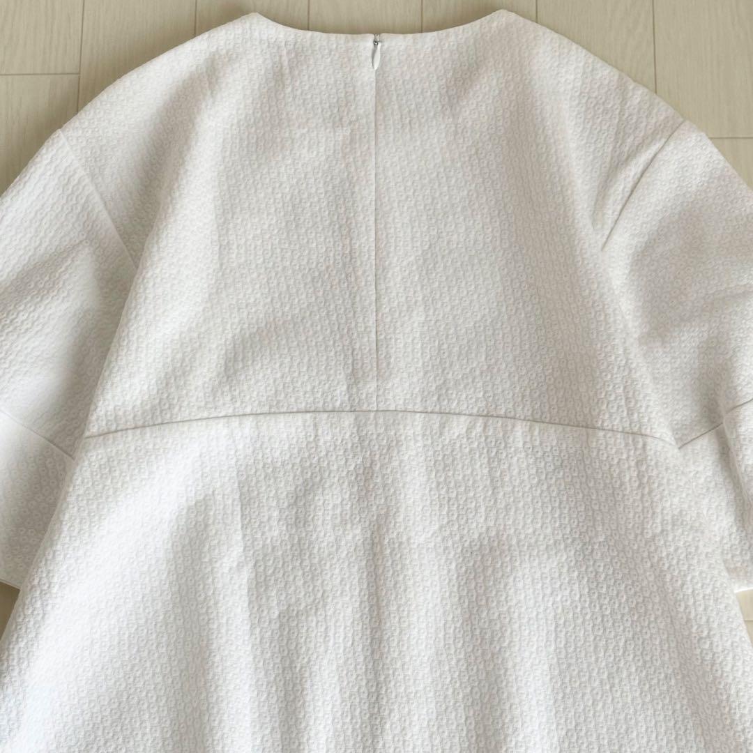 【美品】TOMORROWLAND ポワンピケ クルーネックブラウス