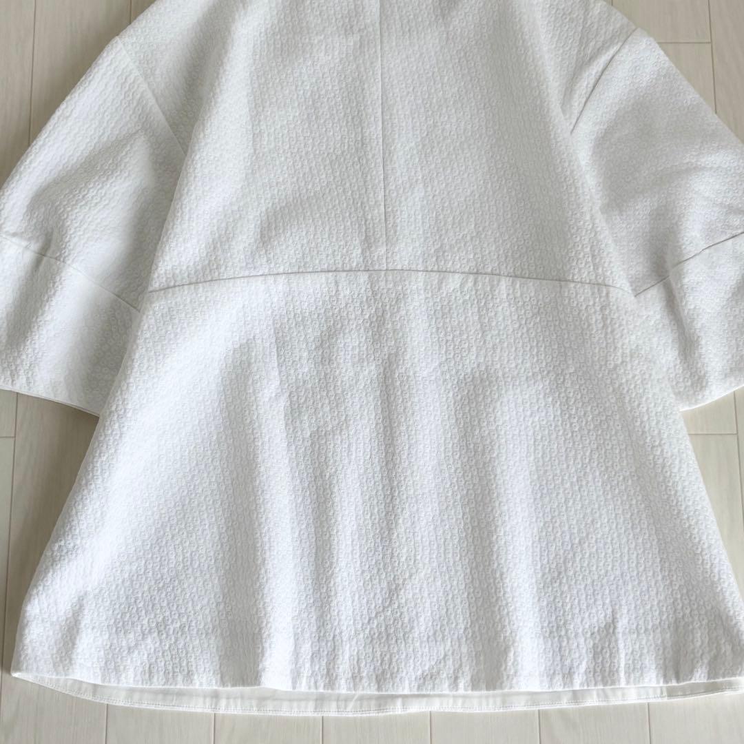 【美品】TOMORROWLAND ポワンピケ クルーネックブラウス