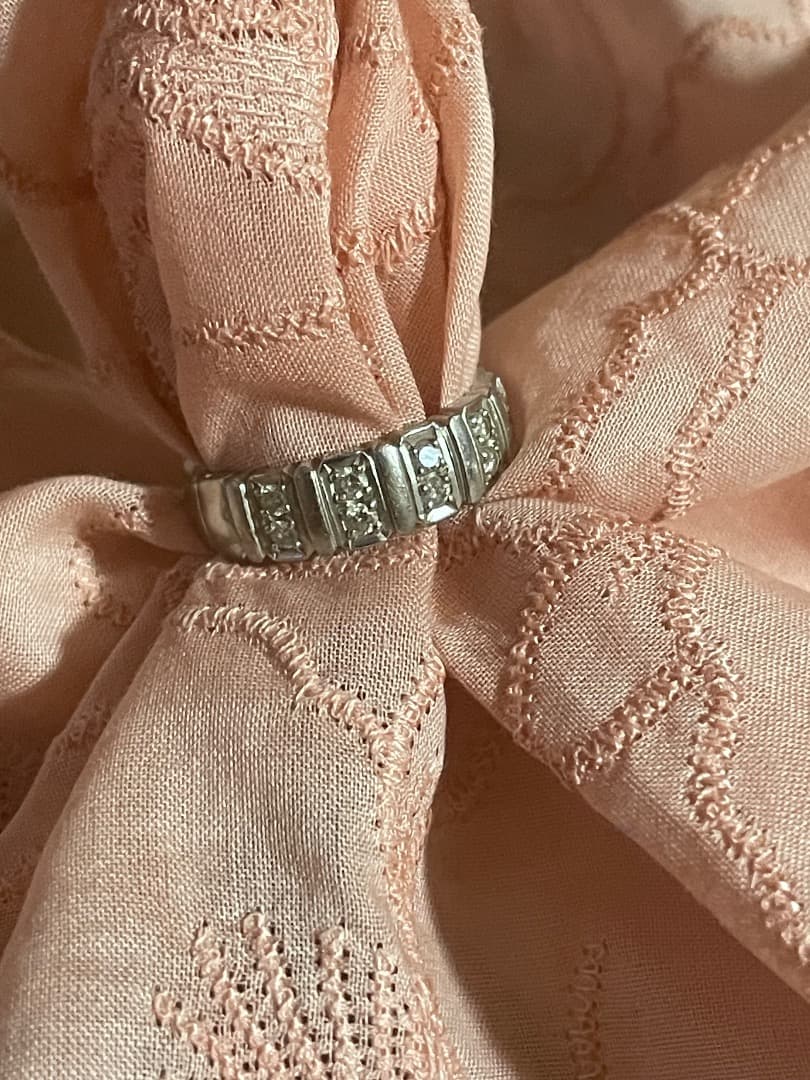 2点目から100円引きさん専用プラチナ900 ダイヤの指輪