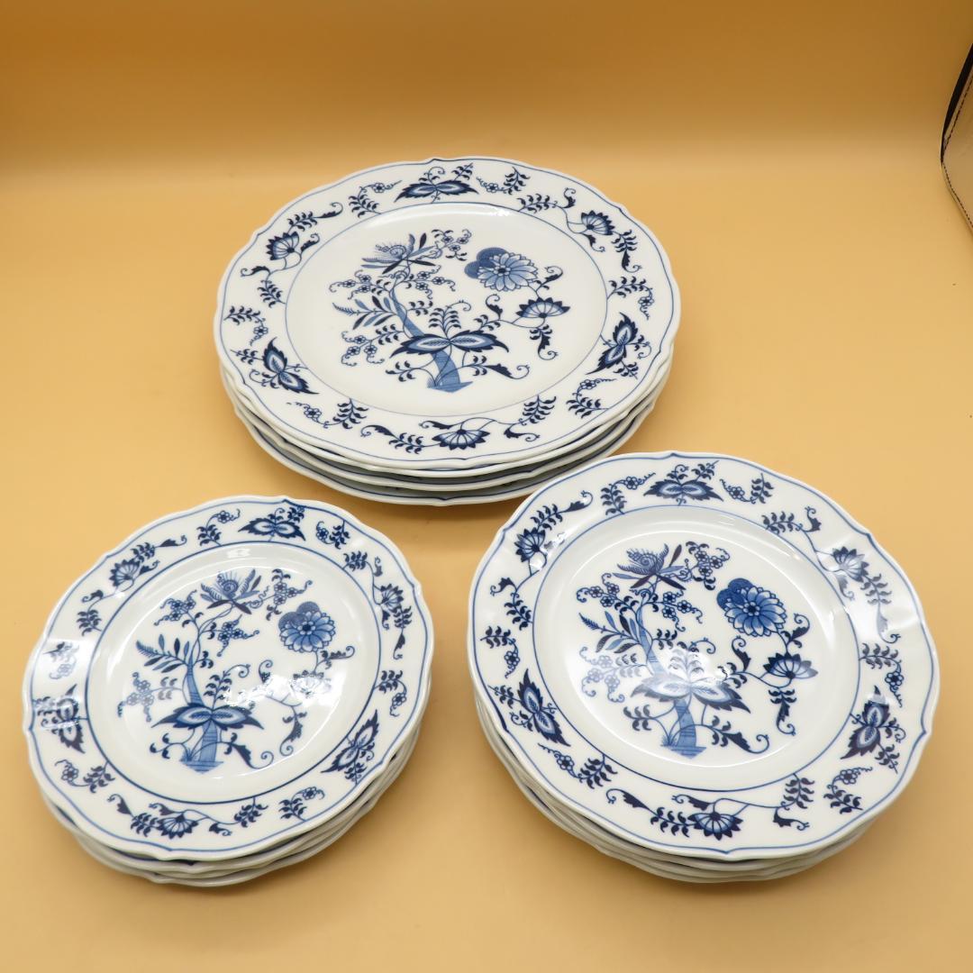 美品　ブルーダニューブ Blue Danube　大・中・小　皿　１２枚