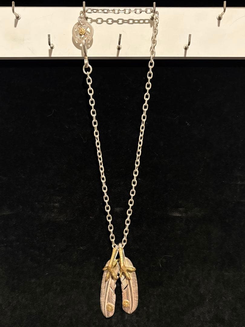 バ*ビ様 シルバーアクセサリー フェザー
