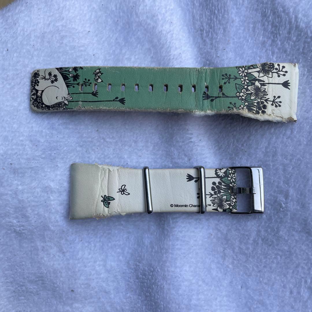 【25年6月電池交換】スマートキャンバス　ムーミン　ベルト新品！順調稼働