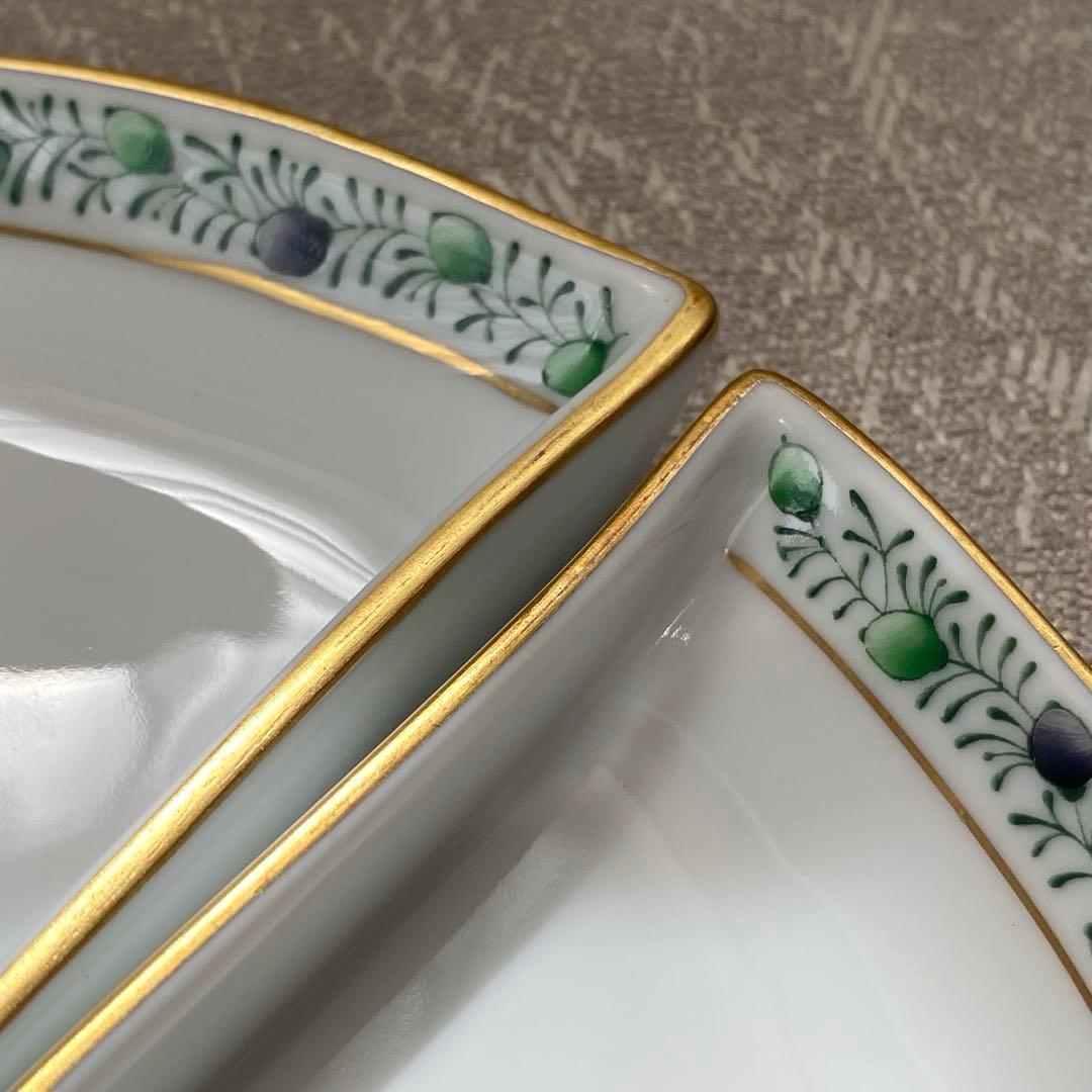 HEREND ヘレンド アピシウスのハーブ オードブル プレート オリーブ