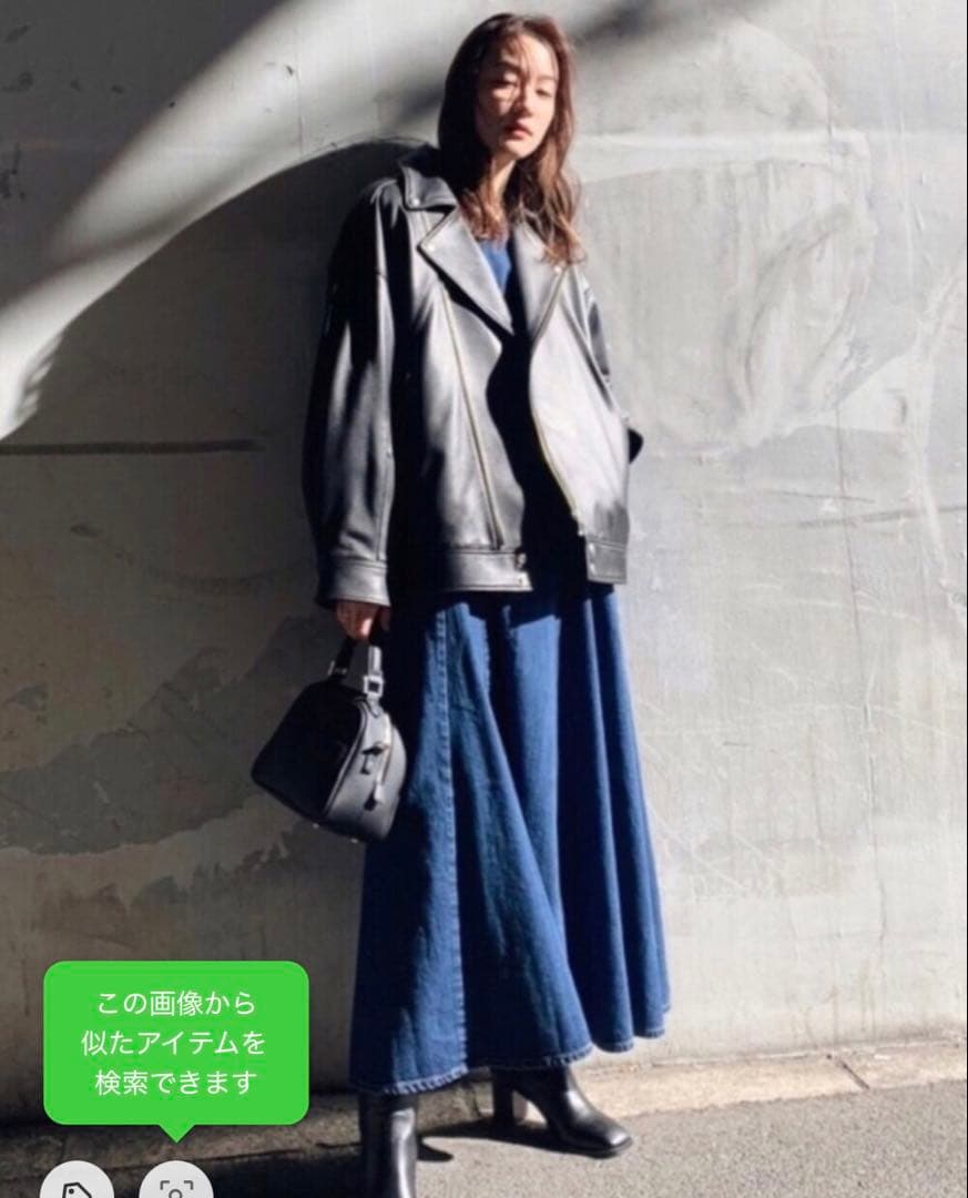 MOUSSY LEATHER OVER RIDERS ライダースジャケット