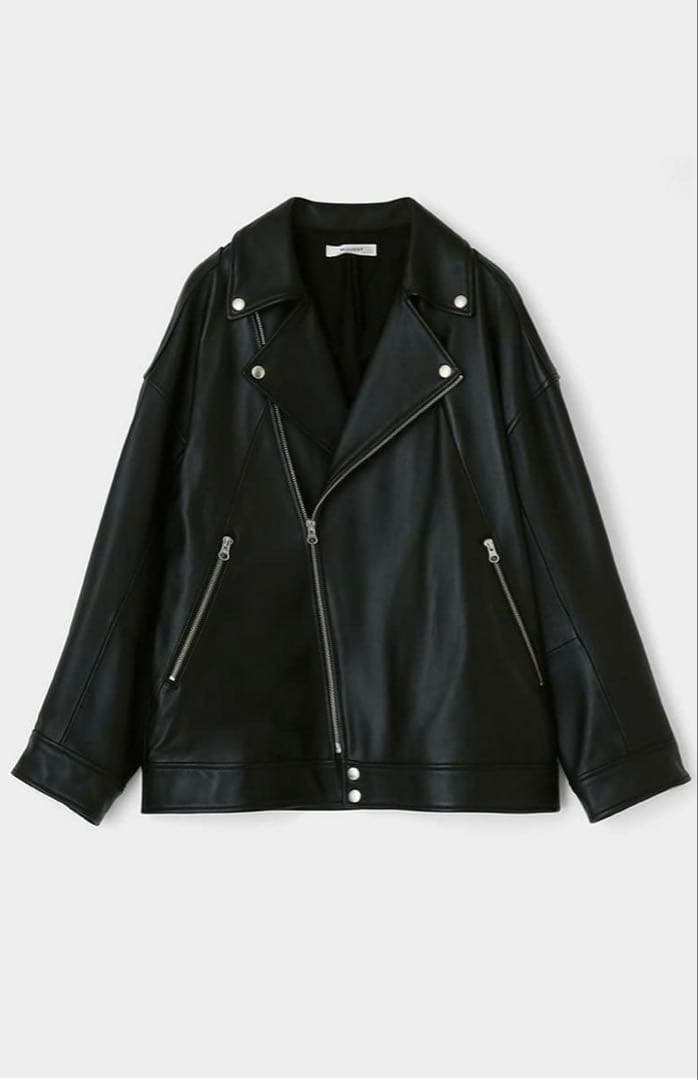 MOUSSY LEATHER OVER RIDERS ライダースジャケット
