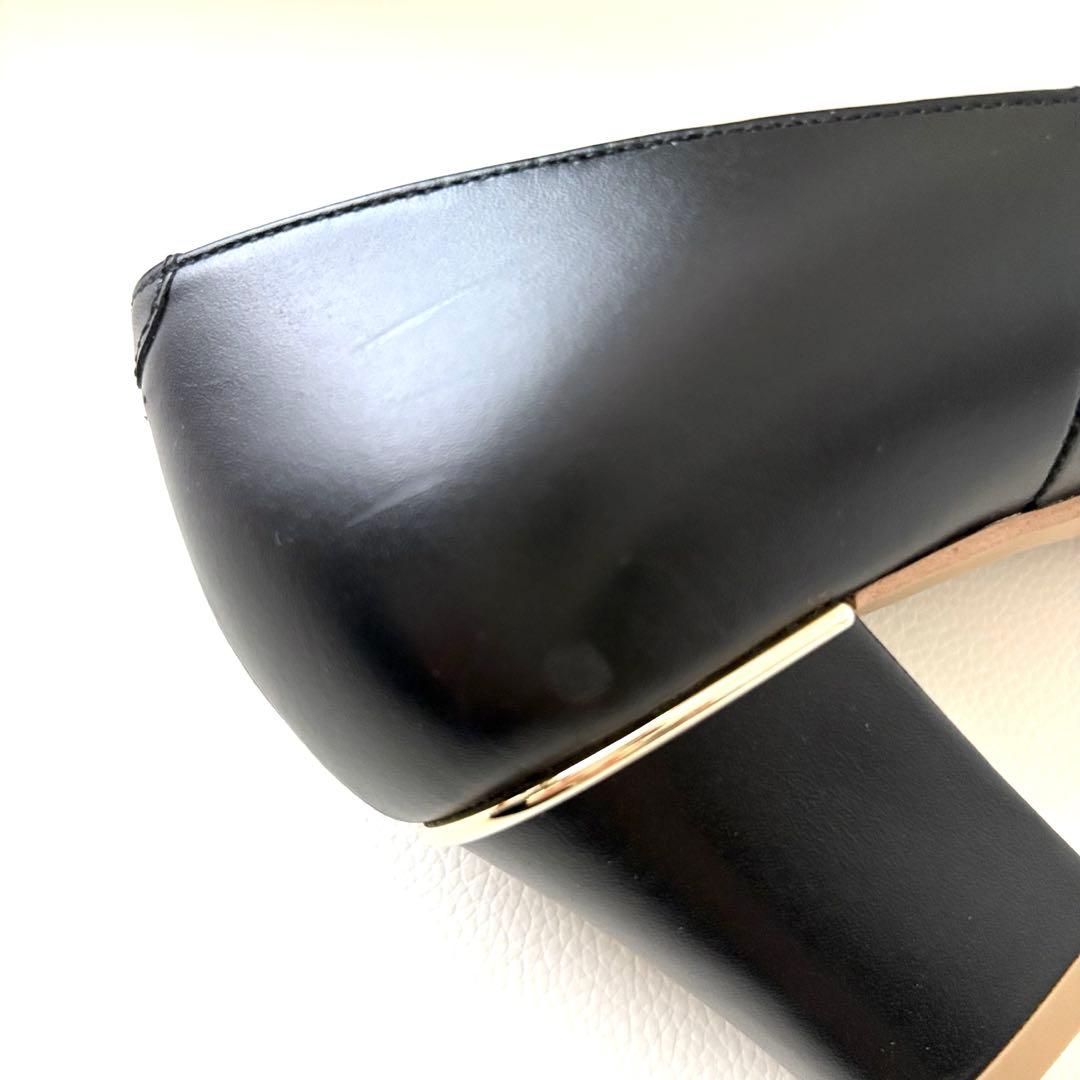 極美品✨TALANTON by DIANA 2025パンプス パール 23.5黒