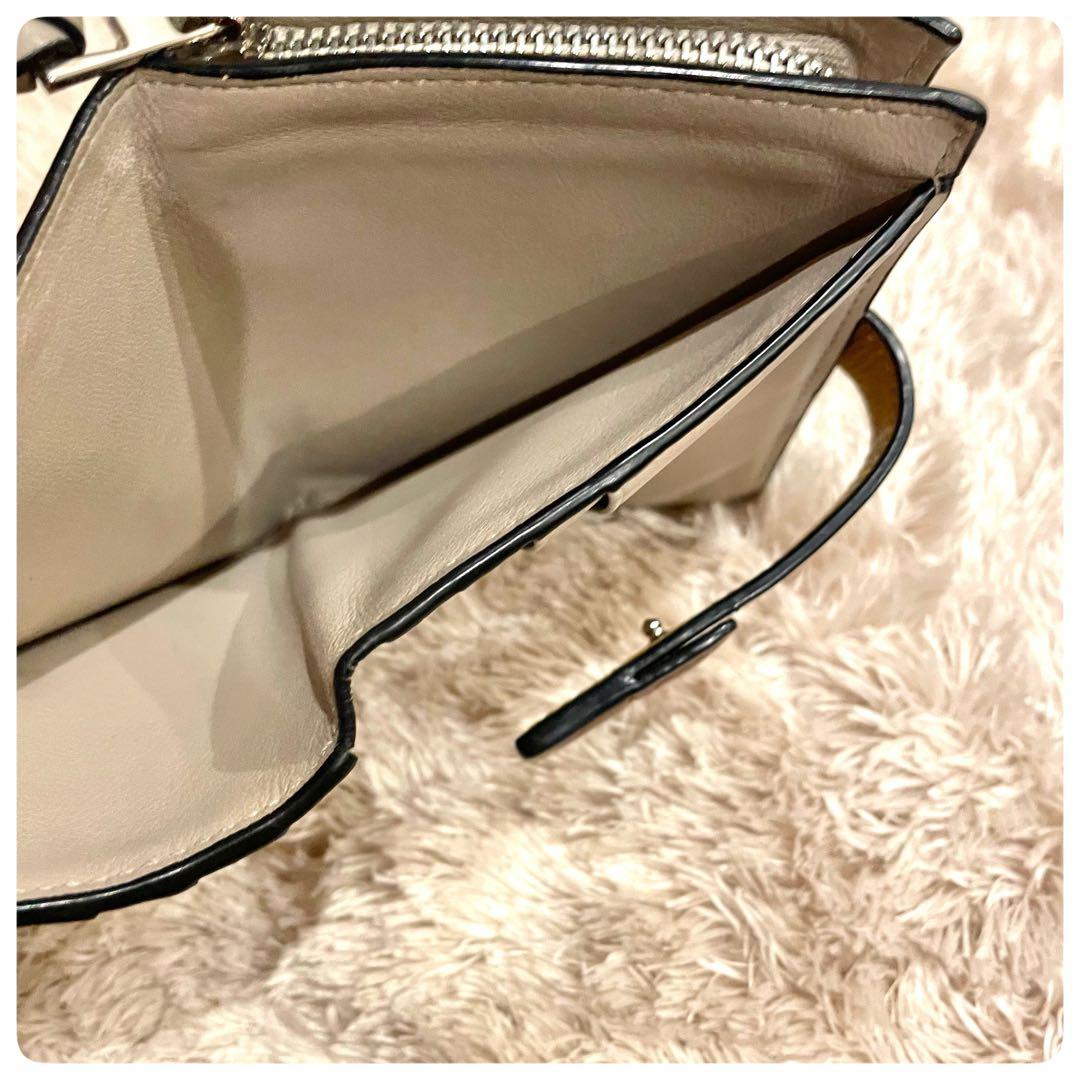 美品✨　ロエベ　コンパクトジップ　ウォレット　二つ折り財布