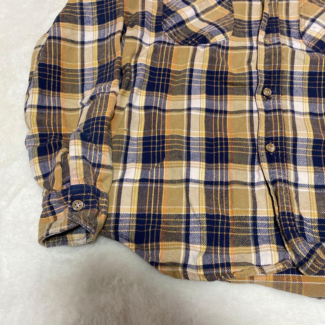 好配色　bigmac ネルシャツ ポルトガル製　ビンテージ