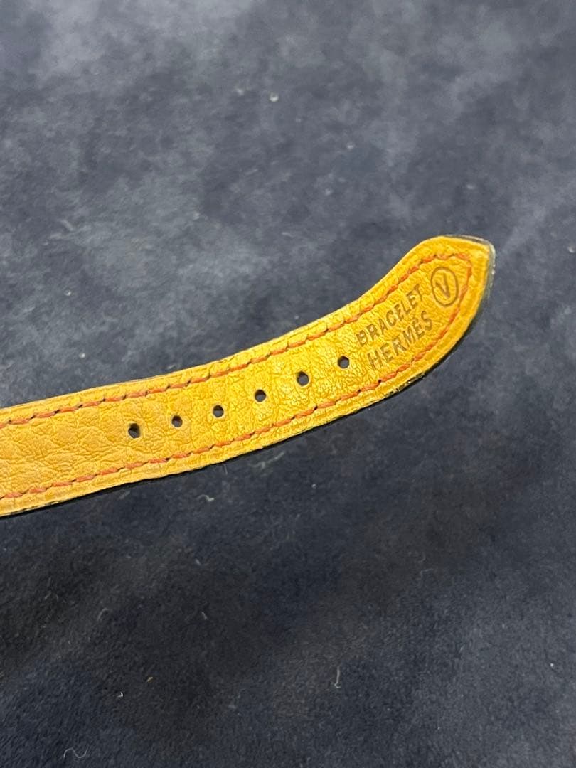 HERMES ケリーウォッチ ヴィンテージ 赤文字盤 動作未確認 ボルドー