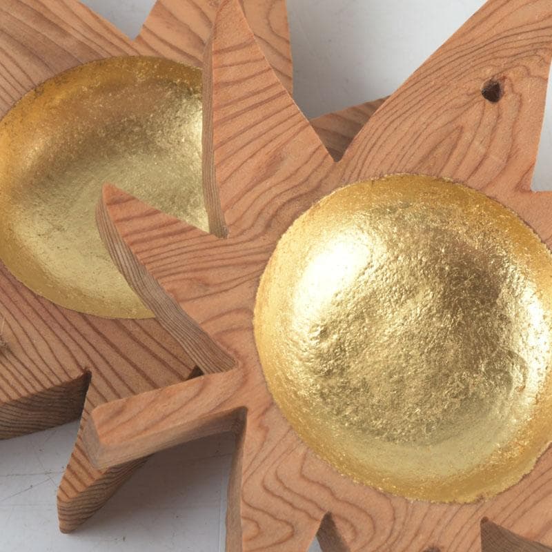 茶道具　石津外記作　屋久杉　内金溜　楓香合　共箱　V　9276