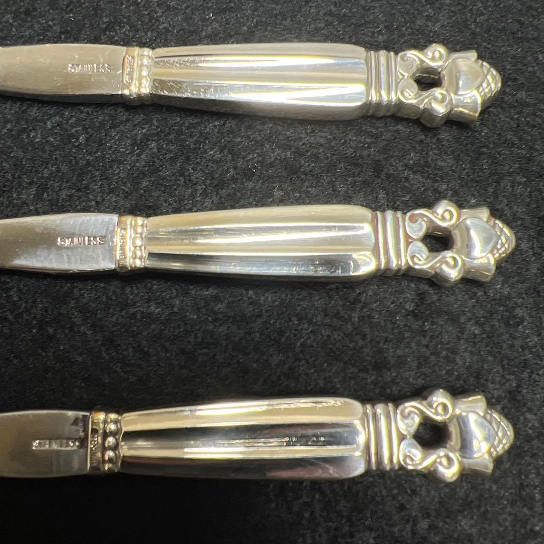 ジョージジェンセン エコーンスプーン6本　130g 東里7-1210☆2F