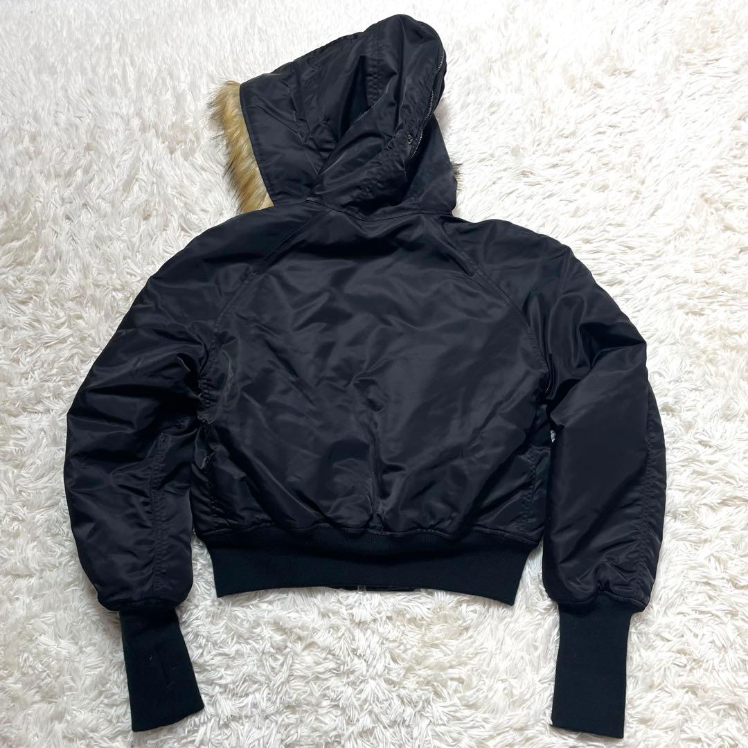 AVIREX n2b フライトジャケット 黒 短丈 【美品】