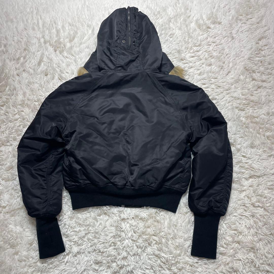 AVIREX n2b フライトジャケット 黒 短丈 【美品】