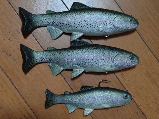 ハドルストン ハドルトラウト 8インチ×2 6インチ×1 オールド