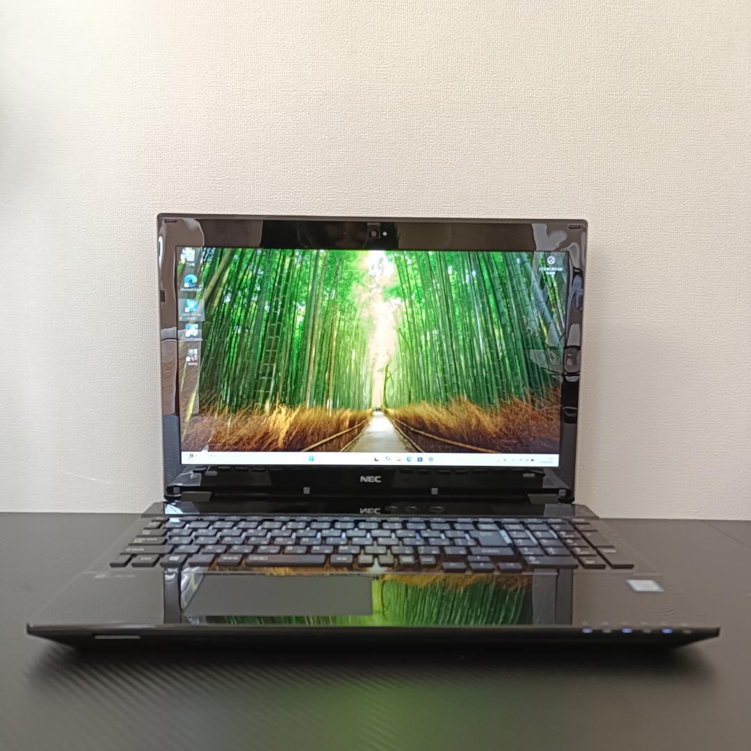 NEC ノートPC Core i7 Windows11 SSD メモリ8GB 黒