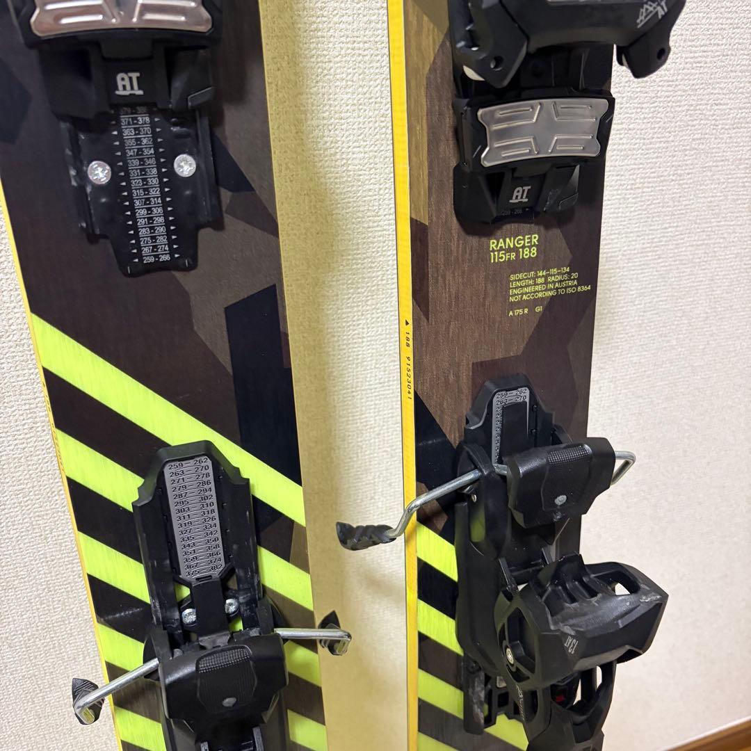 Fischer Ranger 115 FR 188cm スキー 板