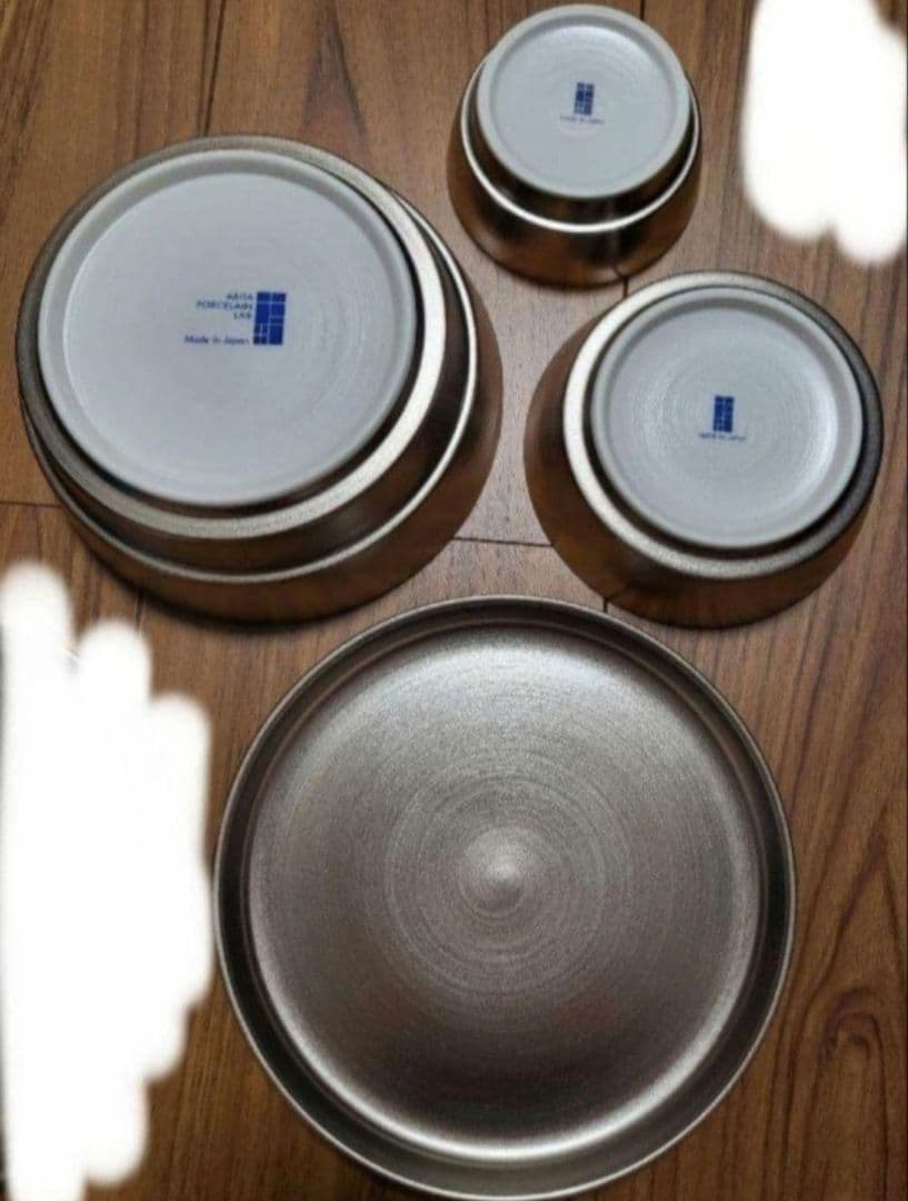 ARITA 有田焼　食器2セット 銀色　プラチナ