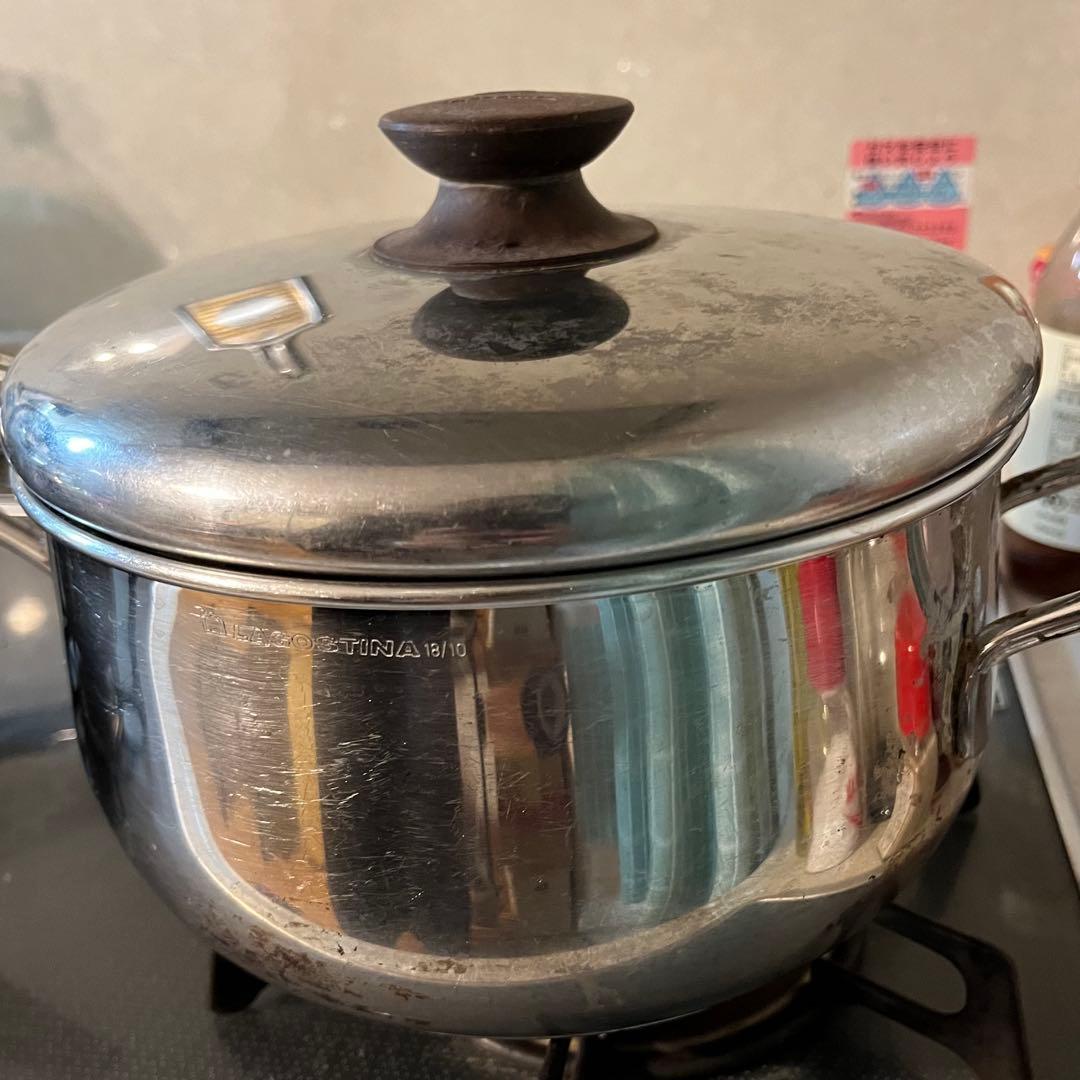 ラゴスティーナ　鍋セット 大小2個　中古品