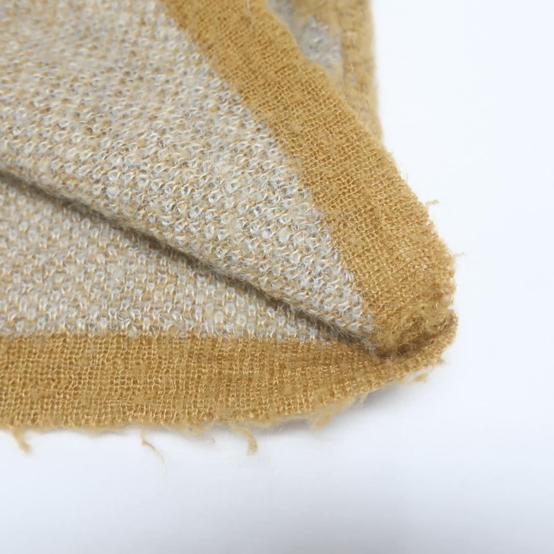 McGREGOR アーガイル モヘア ニット カーディガン 古着 L ブラウン