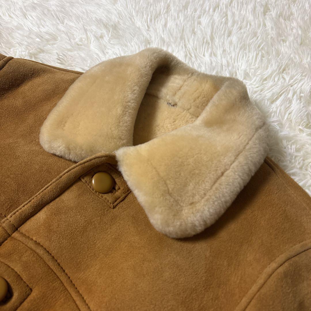 【希少】Wind Armor ニチワ ムートンジャケット シープスキン 羊革 M