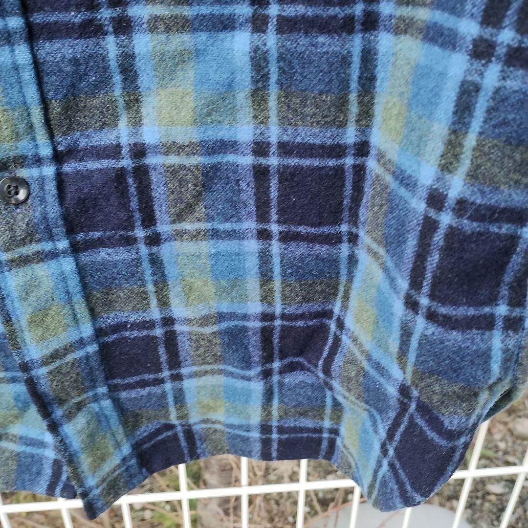 キ*ル様 Pendleton ウール 長袖シャツ カリフォルニアサーフ配色チェッ