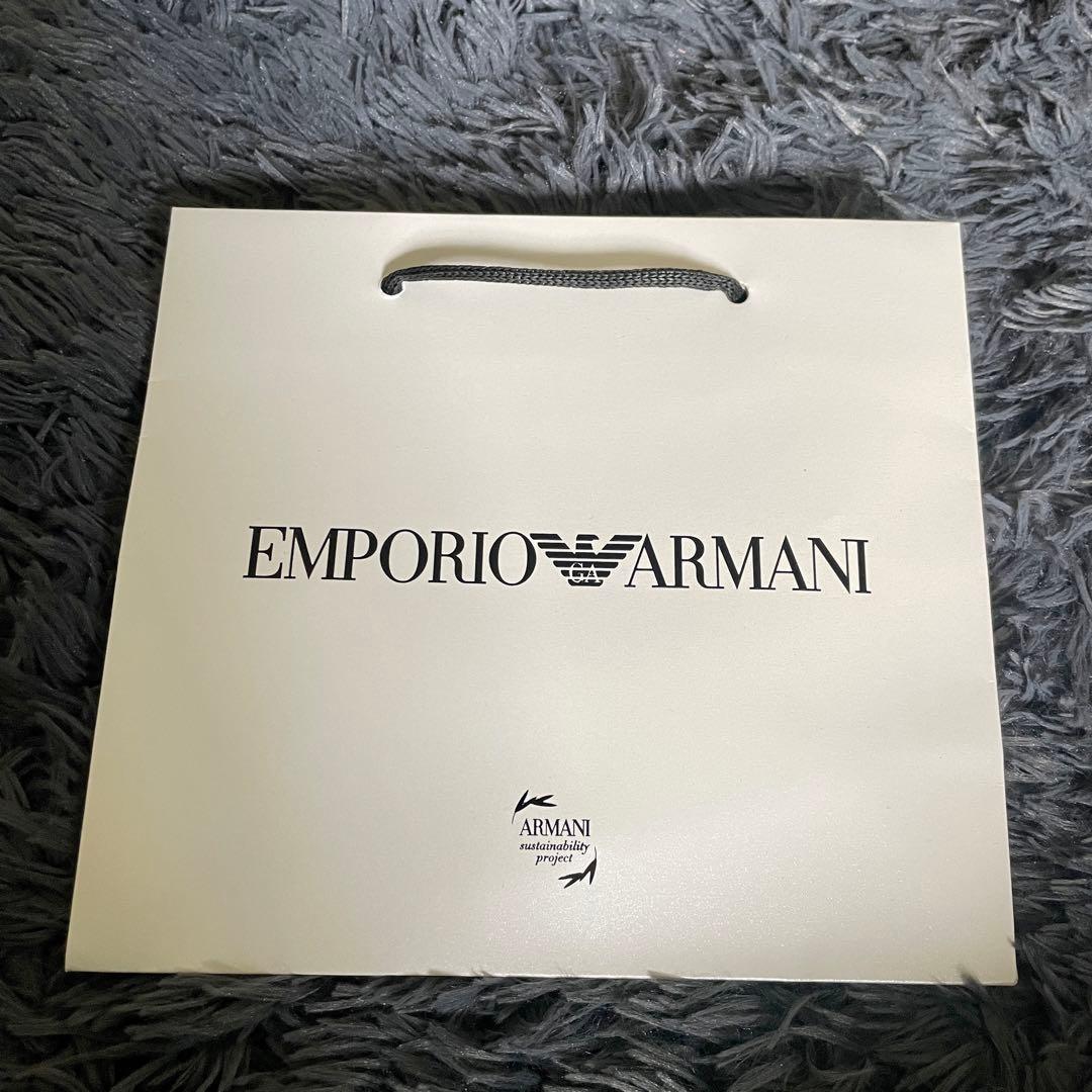 エンポリオアルマーニ ARMANI 折財布　送料無料　ショッパー 付　男女兼用