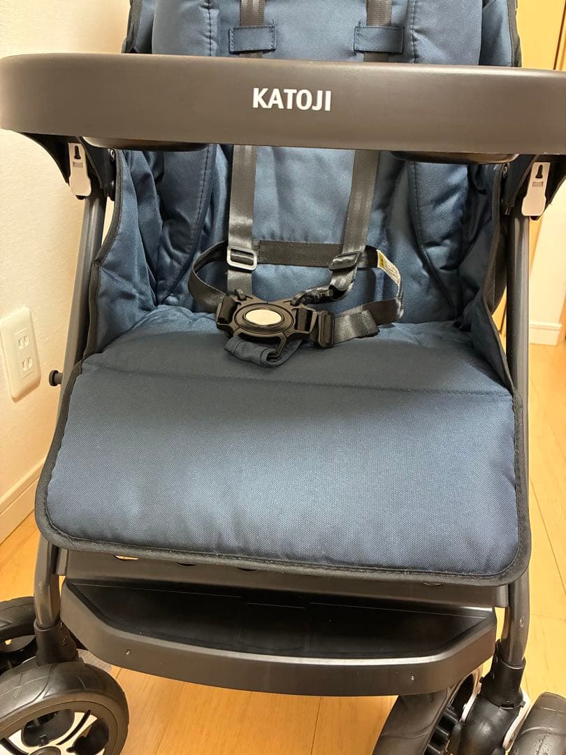 KATOJI二人乗りベビーカー 二人でゴー　リアシート付き